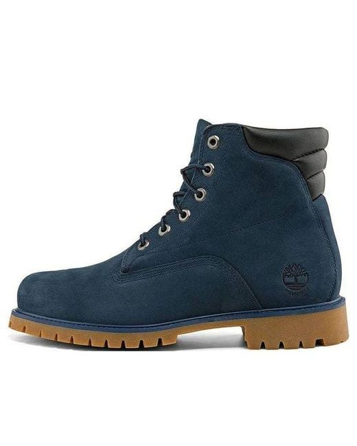 Timberland Blue Alburn 6 Inch Waterproof Boot Nubuck' for men