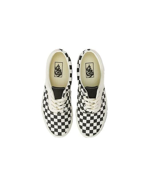 Vans White Era Classic Low Tops Casual Skateboarding Shoes for men