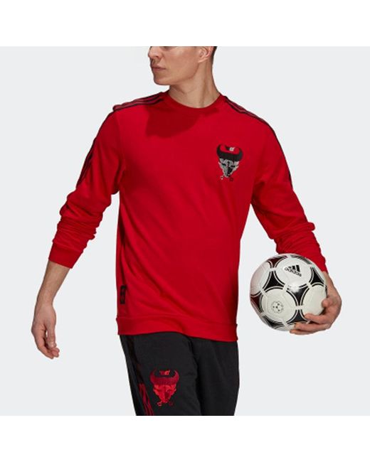 Adidas Red Fc Bayern 20/21 Chinese New Year Sweatshirt for men