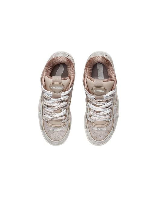 Li-ning White 937 Deluxe Sp Low for men