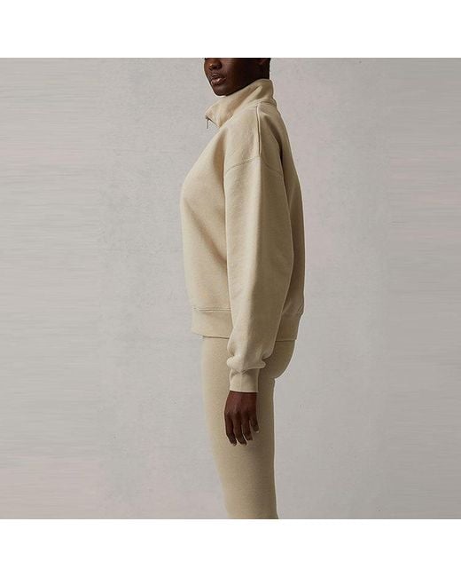 Fear Of God White (Wmns) Ss22 Half-Zip Pullover 'Wheat'