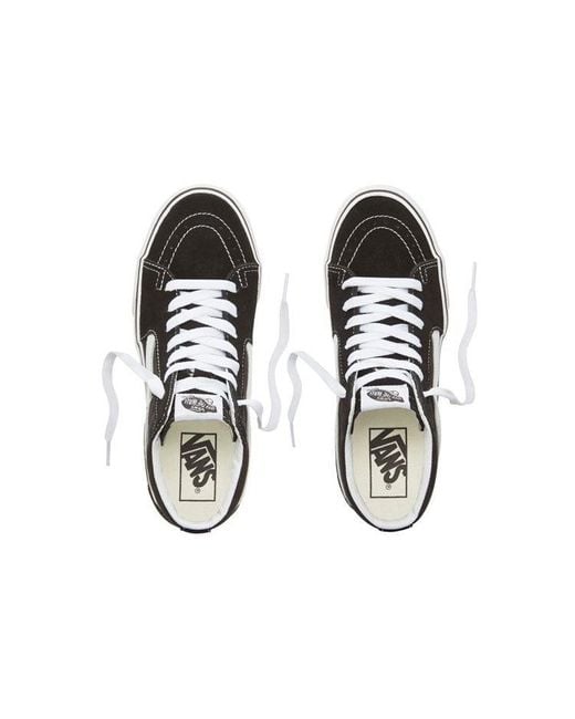Vans Black Sk8-Hi Platform 2 for men