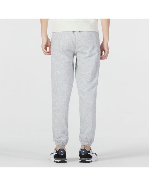 PUMA Gray Team Sweatpants for men