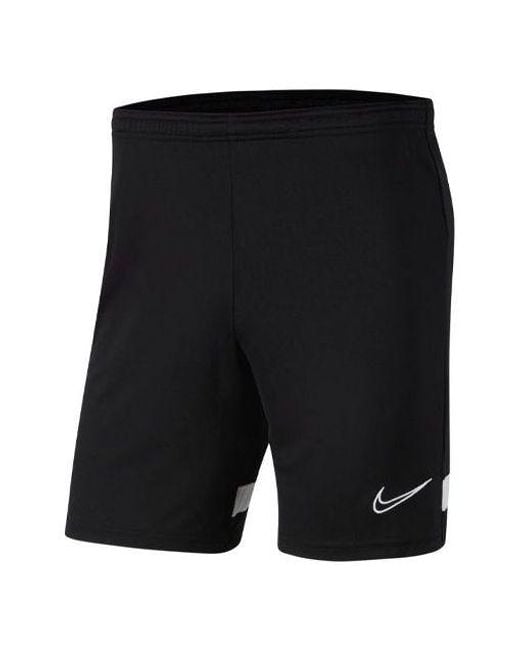 Nike Black Dri-Fit Academy Casual Breathable Sports Shorts for men