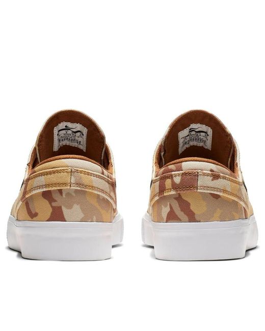 Nike Brown Zoom Janoski Canvas Premium Sb 'Light Camo' for men