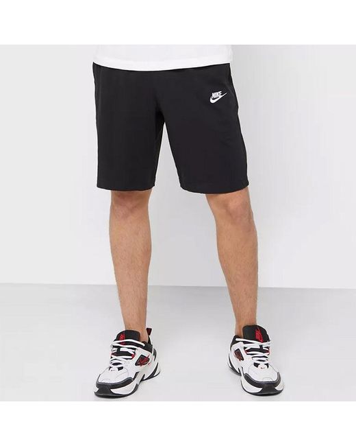 Nike Black Club Short Jsy Casual Sports Gym Basketball Running Shorts for men