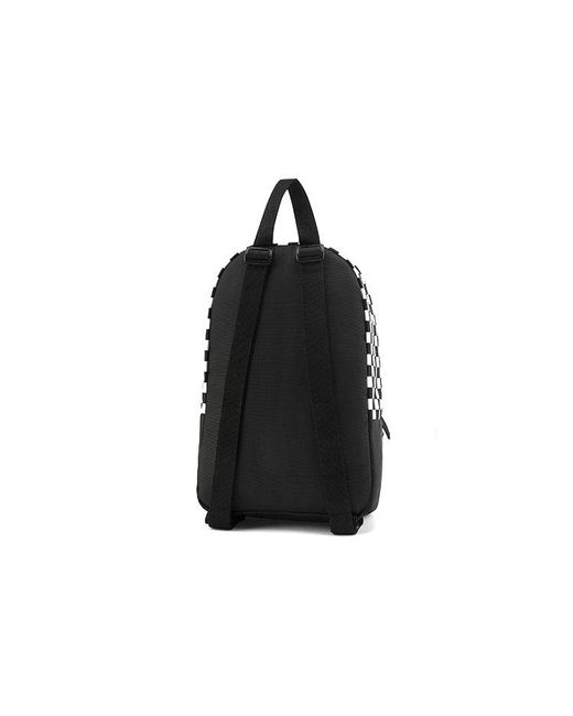Vans Black Checkerboard Logo Backpack