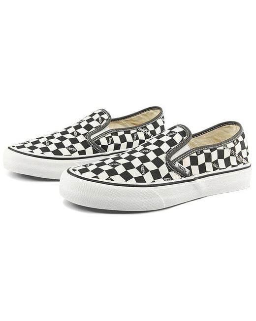 Vans White Slip-On Vr3 Sf Low Tops Casual Skateboarding Shoes for men