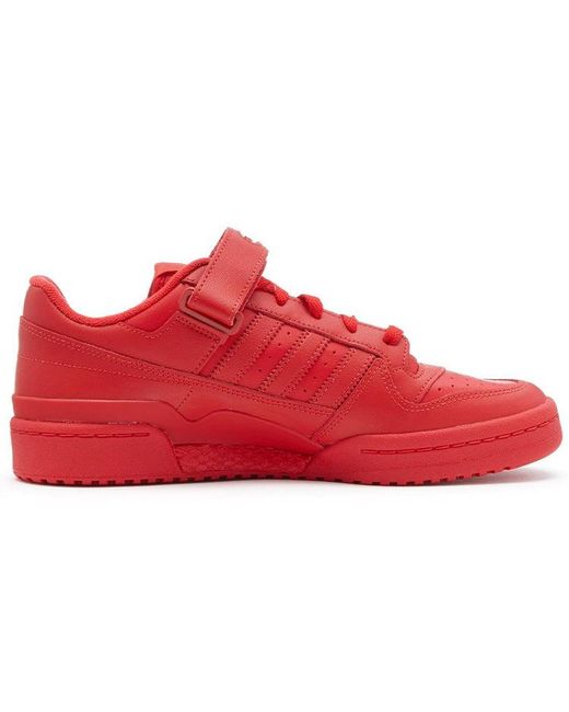 Adidas Red Forum Low Shoes 'University' for men