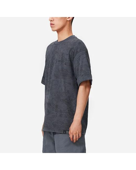 Li-ning Black X Jackie Chan Kung Fu Graphic T-Shirt 'Storm' for men