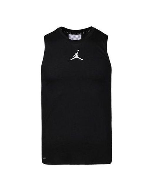 Nike Black Air Logo Printing Breathable Basketball Vest for men