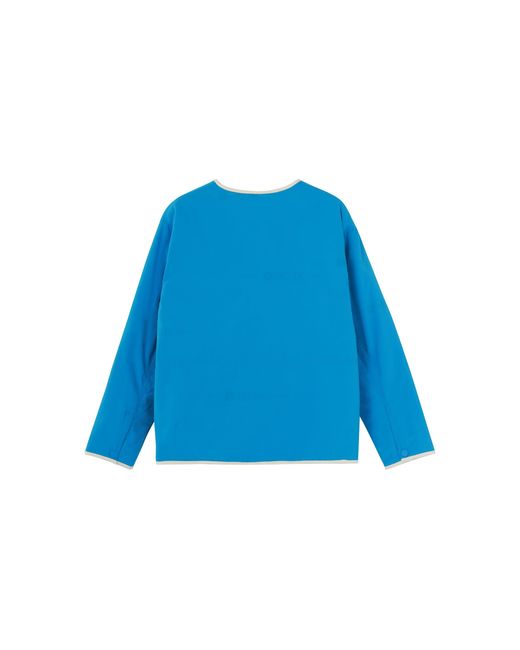 Nike Blue X Union Crossover Solid Color Printing Logo Reversible Long Sleeves Jacket Asia Edition for men