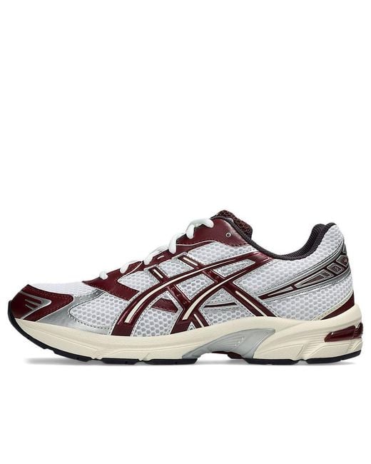 Asics White Gel-1130 Burgundy' for men