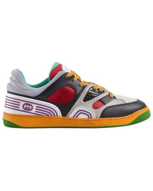 Gucci Blue Basket Sneaker Demetra' for men