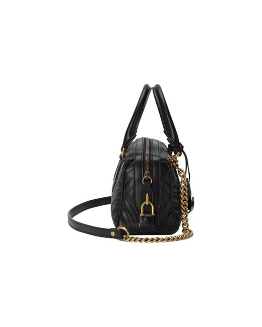 Gucci Black (Wmns) Gg Marmont Small Top Handle Bag