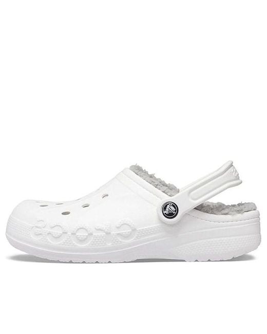 CROCSTM White Baya Lined Clog for men