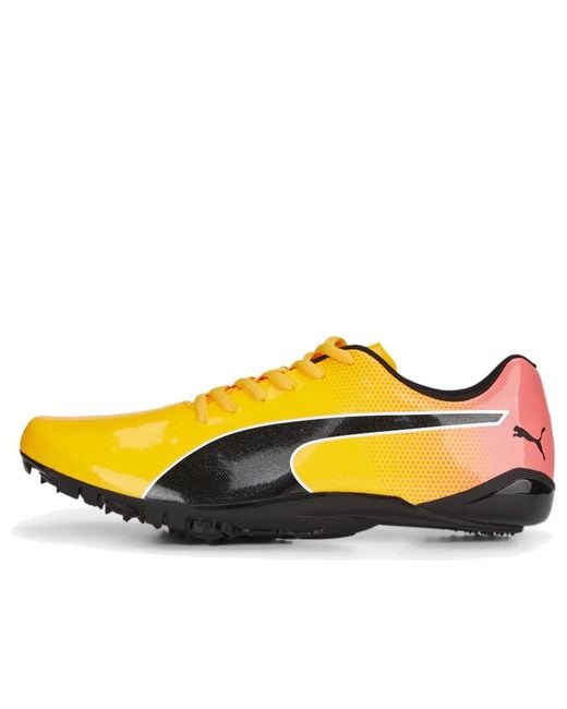 PUMA Yellow Evospeed Prep Sprint 3 'Sun Stream' for men