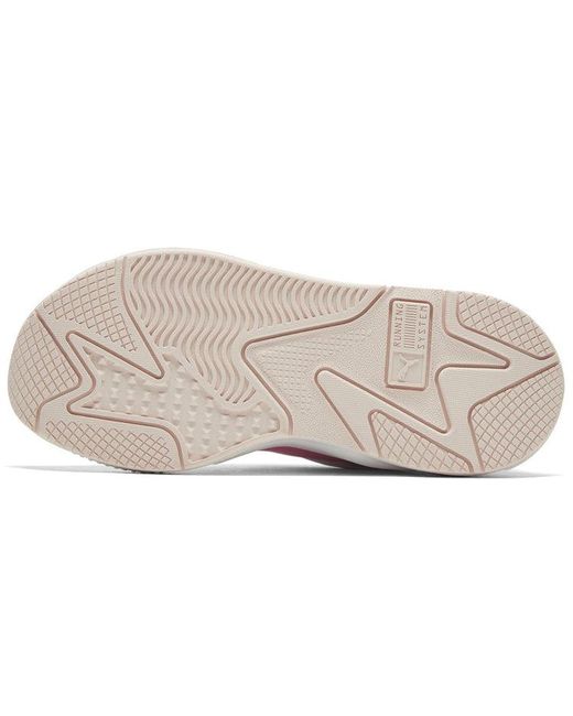 PUMA White (Wmns) Rs-X3 Plas_Tech 'Rosewater'