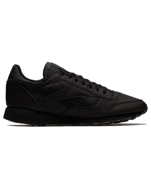 Reebok Black Classic Leather 'Maharishi Ripstop' for men
