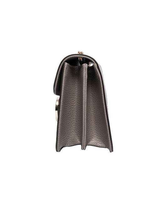 Gucci Gray (Wmns) Leather Bag Single-Shoulder Bag