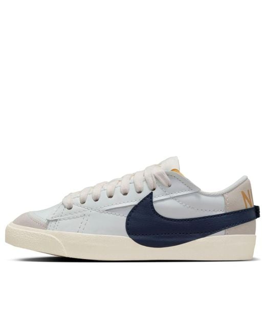 Nike Blue (Wmns) Blazer Low Jumbo 'Olympic Nouveau Classique'