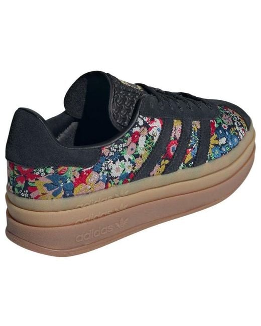 Adidas Blue (Wmns) Gazelle Bold 'Liberty London Floral Embroidery'