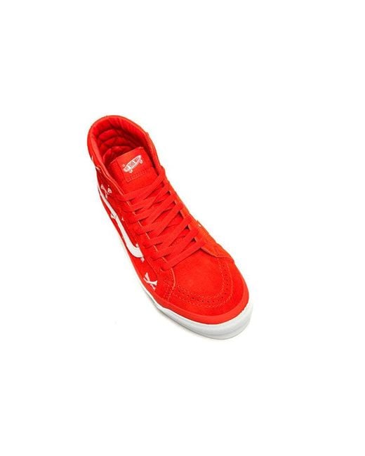 Vans Red Wtaps X Og Sk8-Hi Lx for men