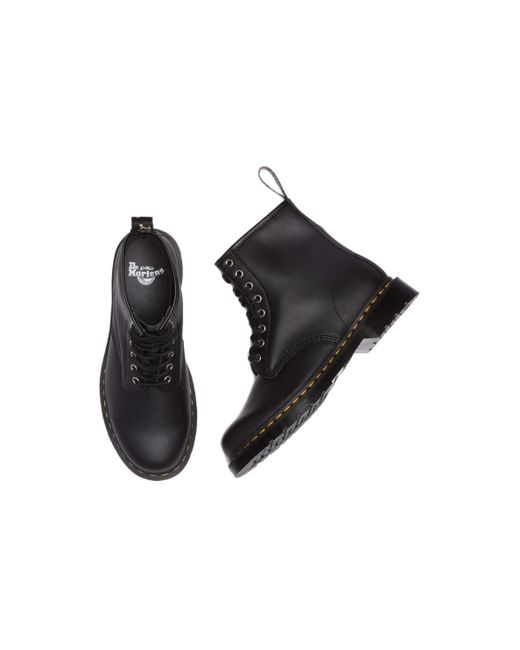 Dr. Martens Black 1460 Genix Nappa Reclaimed Leather Lace Up Boots for men