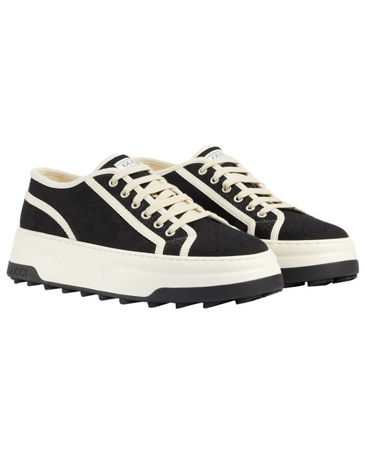 Gucci Black Gg Sneakers for men