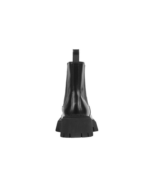 Balenciaga Black Tractor 20Mm Boots for men
