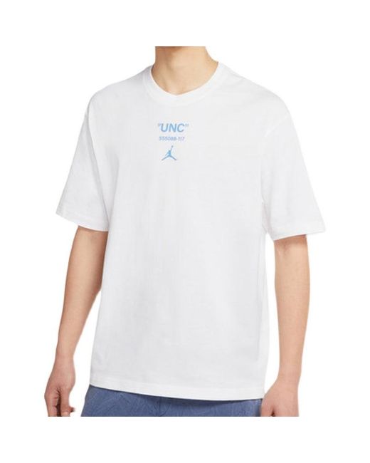 Nike White Casual Sports Round Neck Breathable Short Sleeve for men