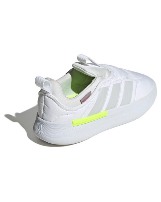 Adidas White Adipuff Lucid Lemon' for men