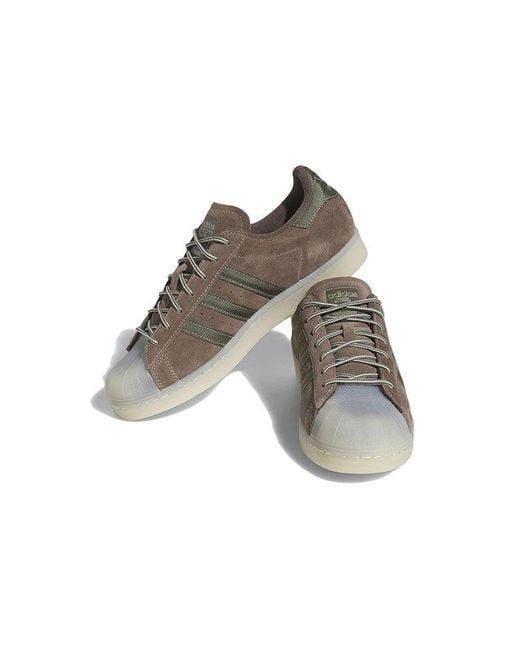 Adidas Brown Originals Superstar 'Earth Strata' for men