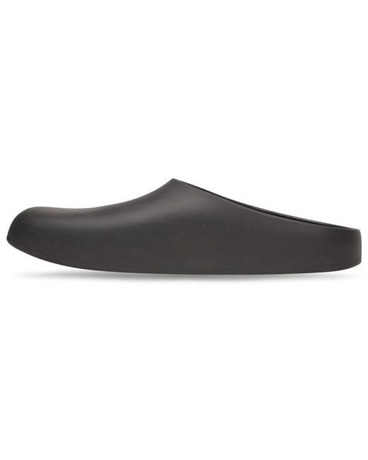 Balenciaga Brown Pool Closed Slide for men