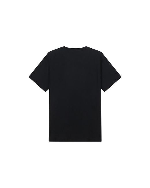 Gucci Black Fw21 Interlock Double G Printing Cotton Short Sleeve T-Shirt for men