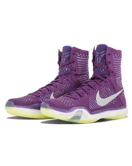 Nike Purple Kobe 10 Elite "Team Pack for men
