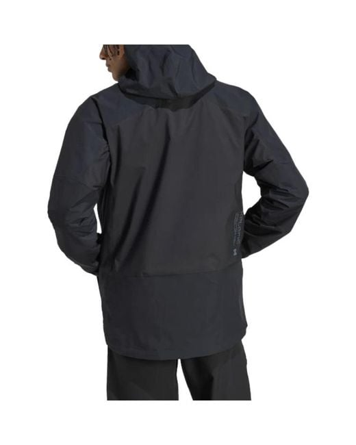 Adidas Blue Terrex Xploric Rain.Rdy Hiking Jacket for men