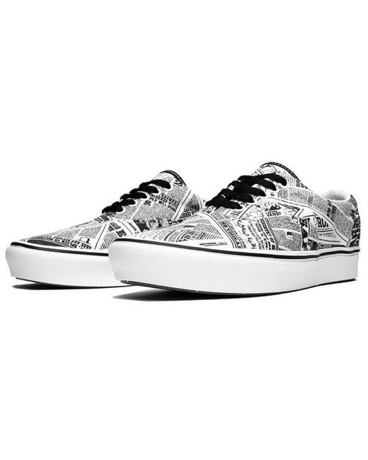 Vans White X Harry Potter Comfycush Era 'Newspaper' for men