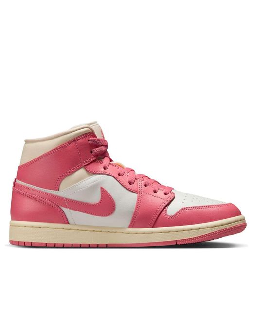 Nike Pink Air 1 Mid "Strawberries And Cream" Shoes