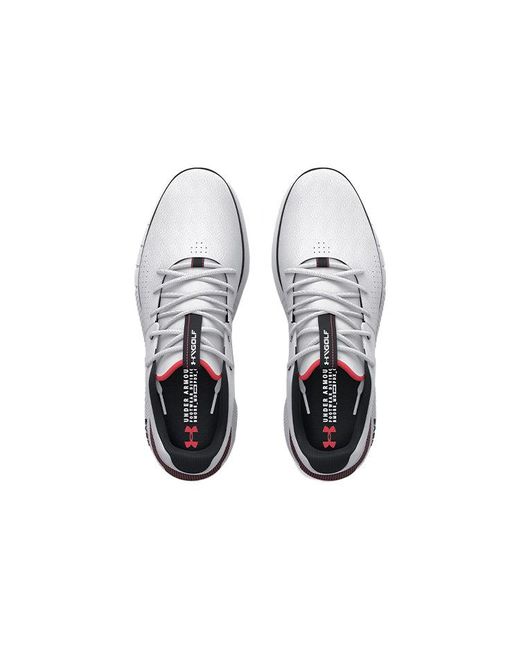 Under Armour White Hovr Fade 2 Spikeless Wide E for men