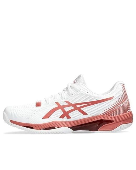 Asics White (Wmns) Solution Speed Ff 2 Light Garnet'