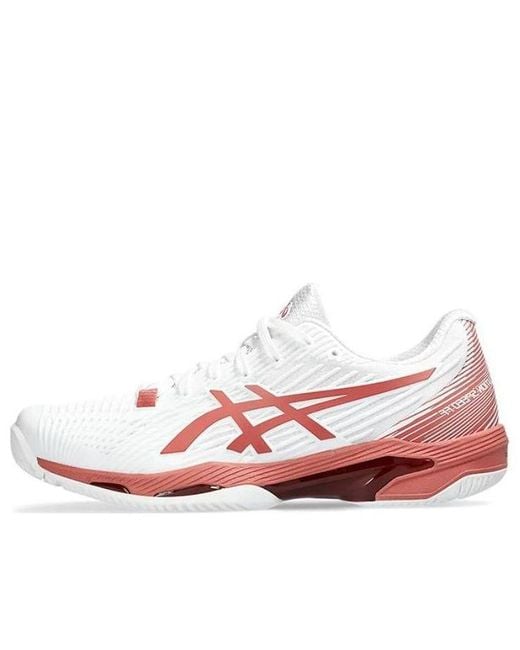 Asics White (Wmns) Solution Speed Ff 2 Light Garnet'