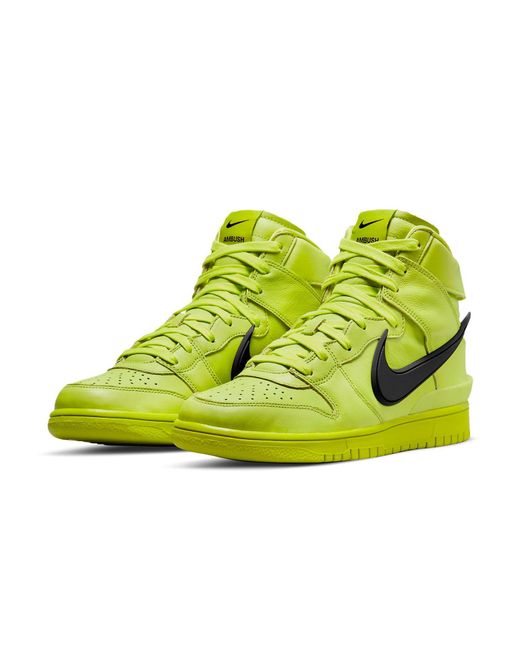 Nike Yellow X Ambush Dunk High 'Flash Lime' for men