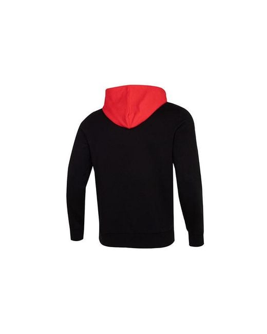 PUMA Red Clsx Colblock Hoodie for men