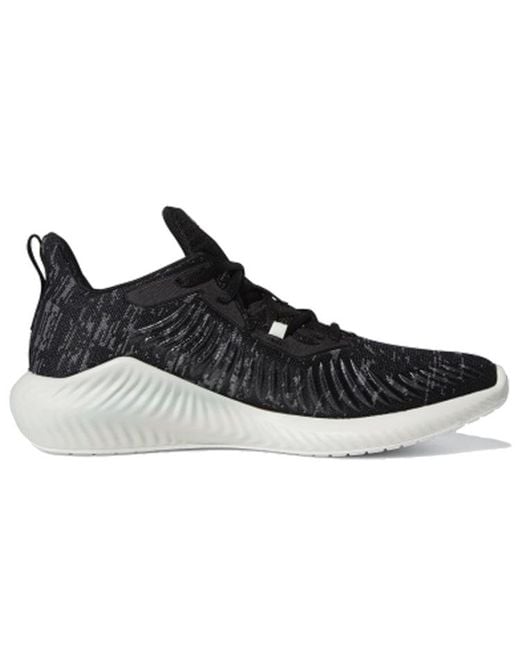 Adidas Black Alphabounce Run Parley M 'Core' for men