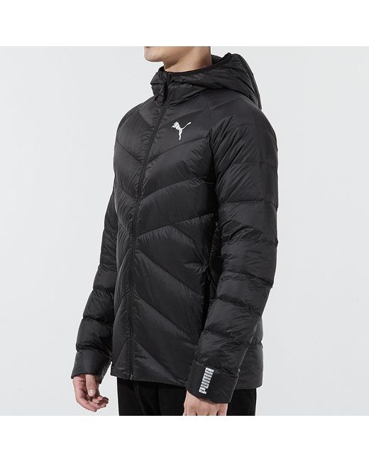 PUMA Black Packlite Down Jacket for men