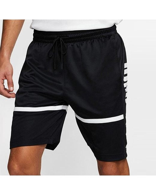 Nike Black Jumpman Basketball Shorts Side Logo' for men