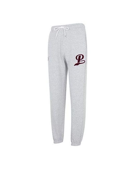 PUMA Gray Team Sweatpants for men