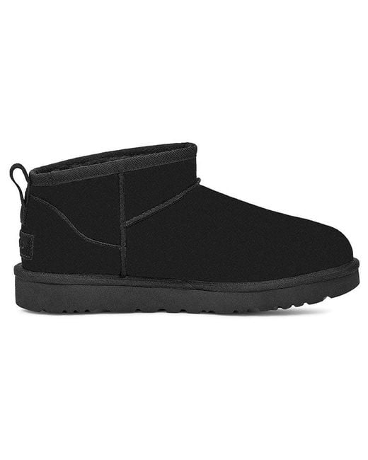 Ugg Black (Wmns) Classic Ultra Mini Broken Logo