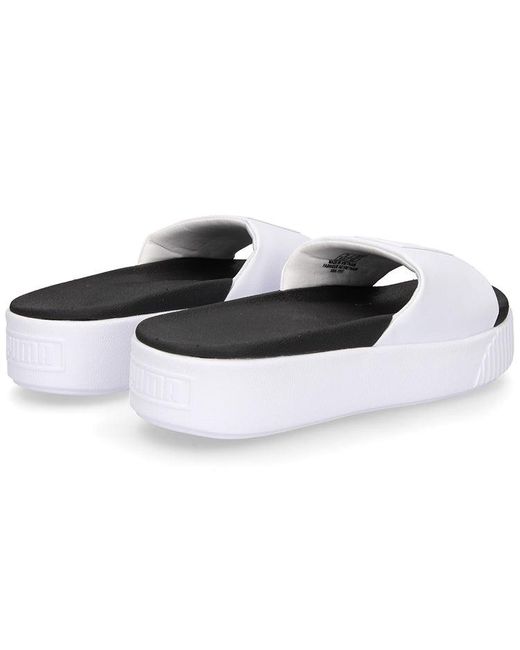 PUMA White (Wmns) Platform Slide Bold Sd